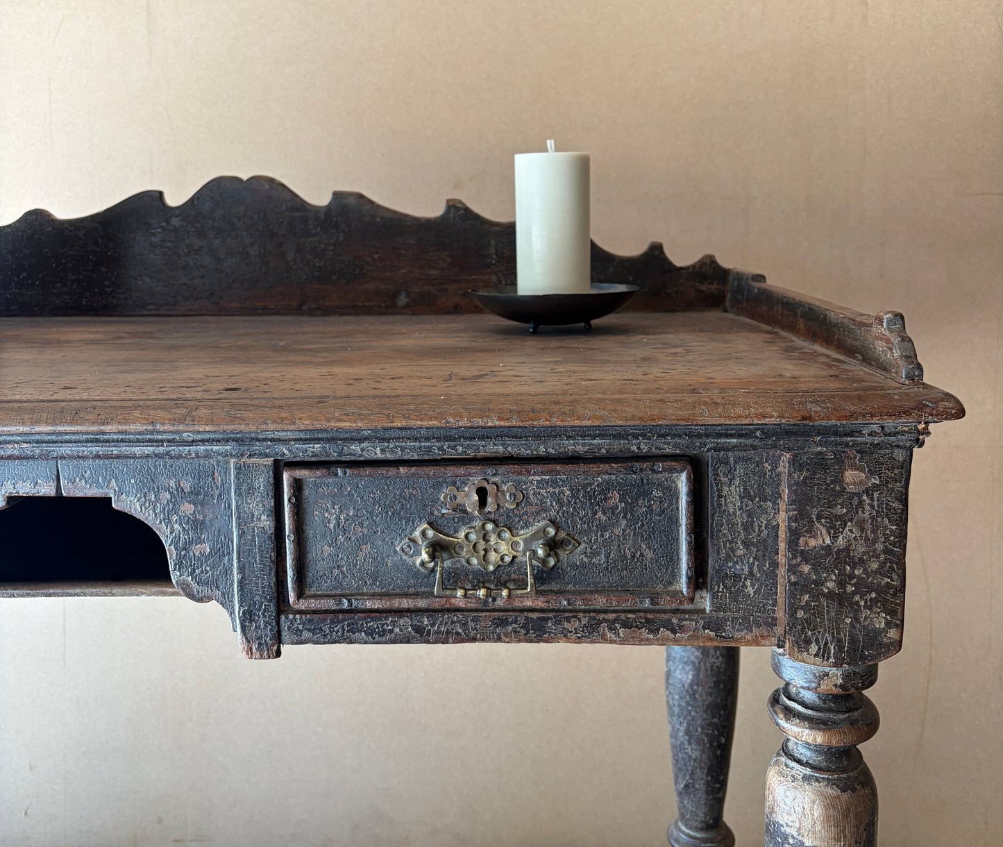 Vintage Carved Dressing Table