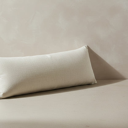 Vintage Plain Linen Bench Cushion