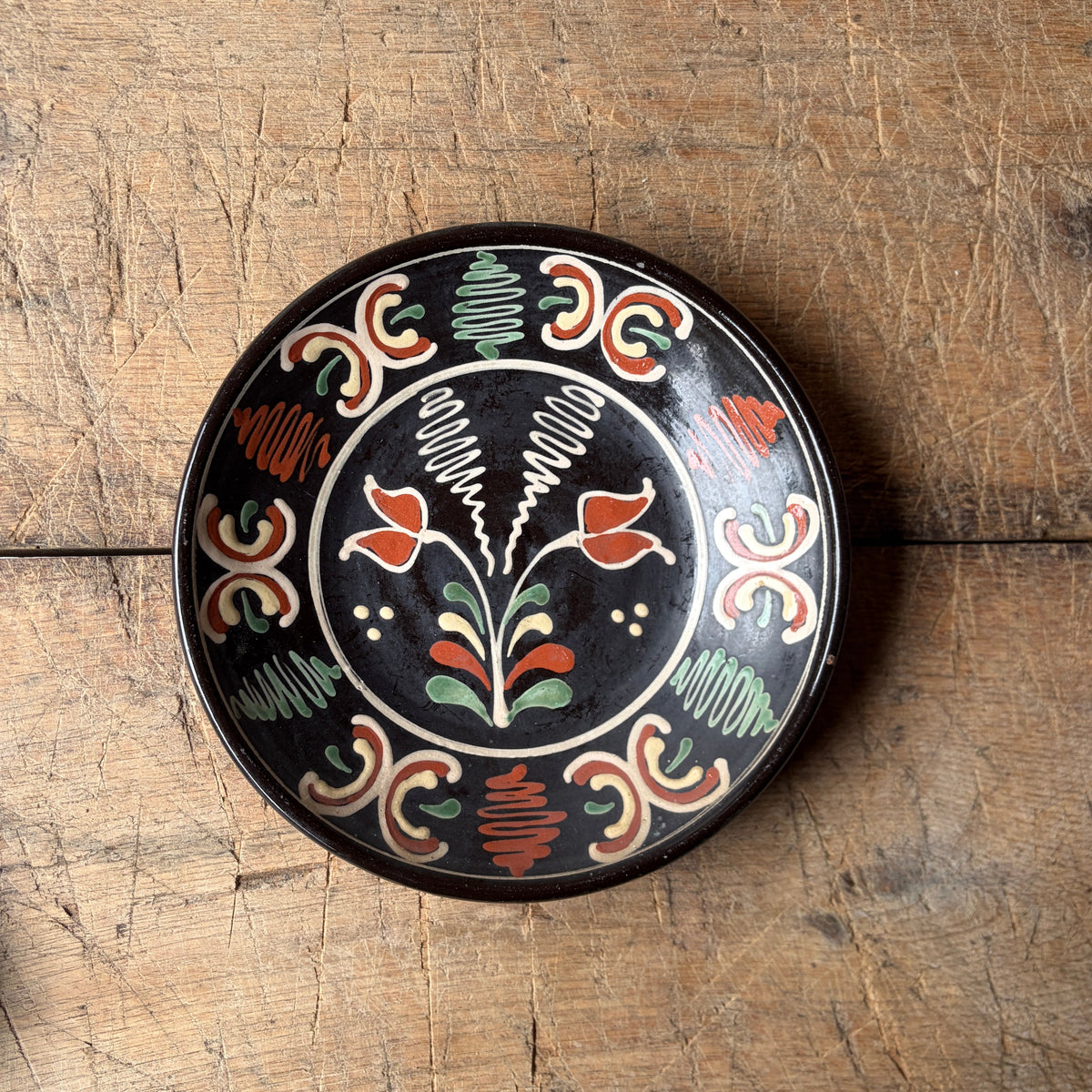 Vintage Folk Serving Platter