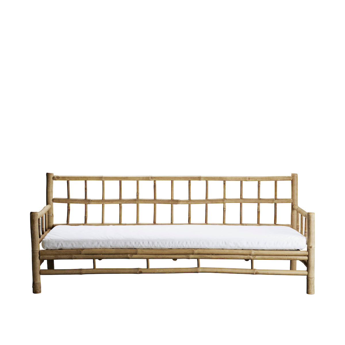 Ella Bamboo Sofa With Cushion - Design Vintage