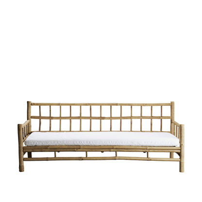 Ella Bamboo Sofa With Cushion - Design Vintage
