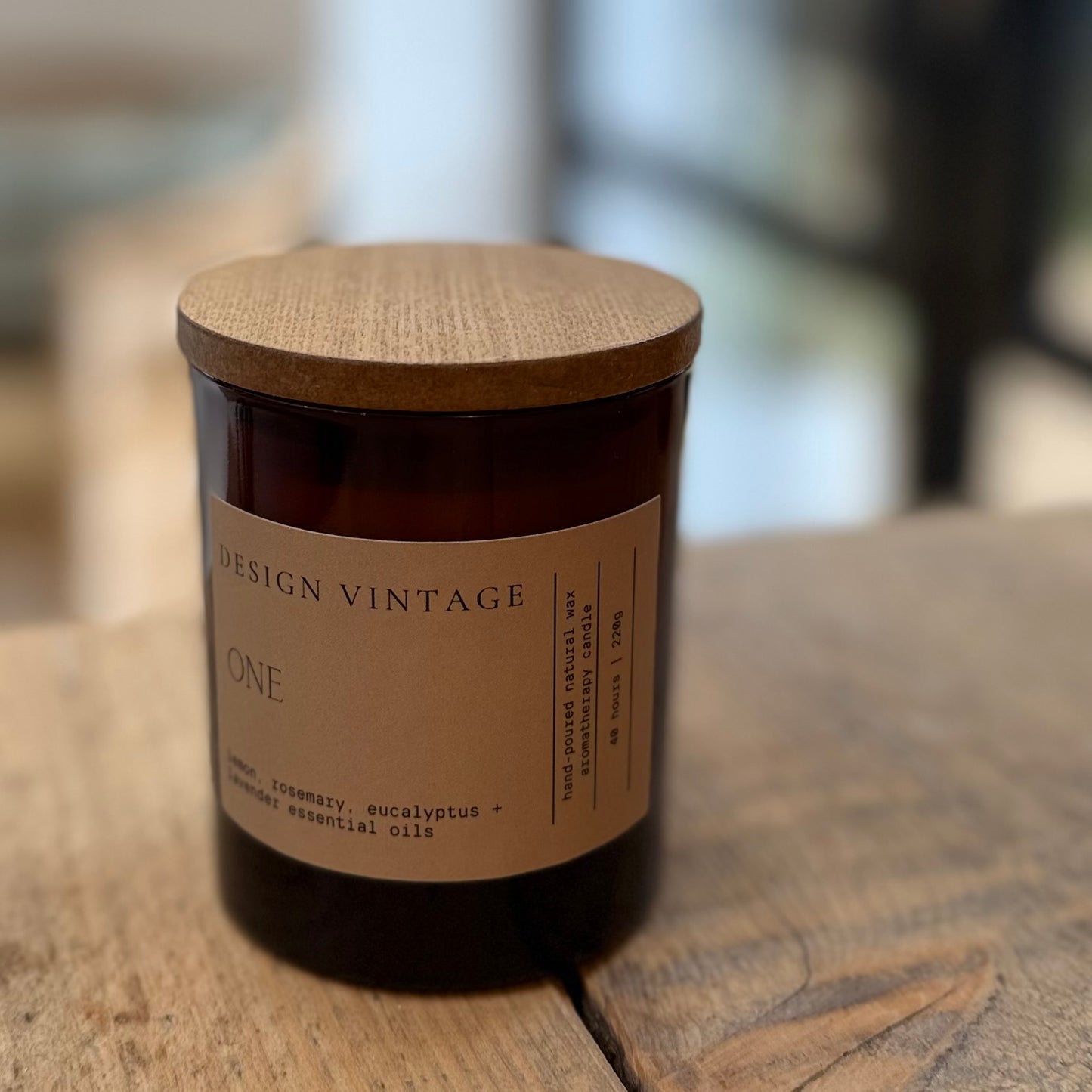 Essential Oil Amber Candles