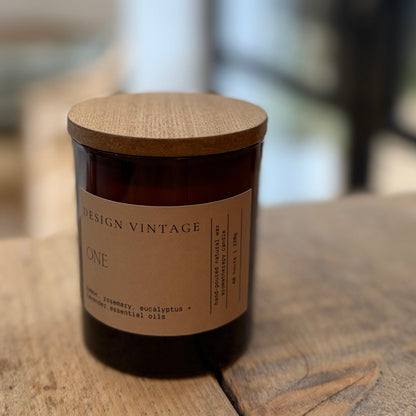 Essential Oil Amber Candles