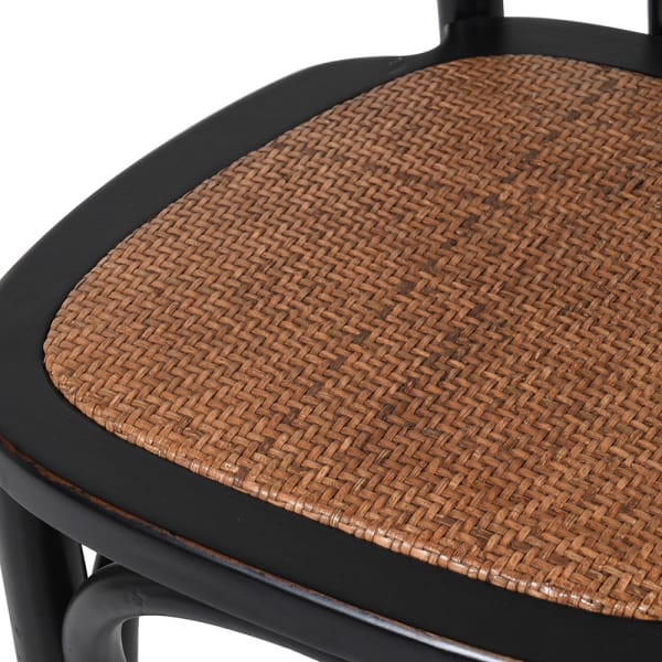 Black Retro Dining Chair - Design Vintage