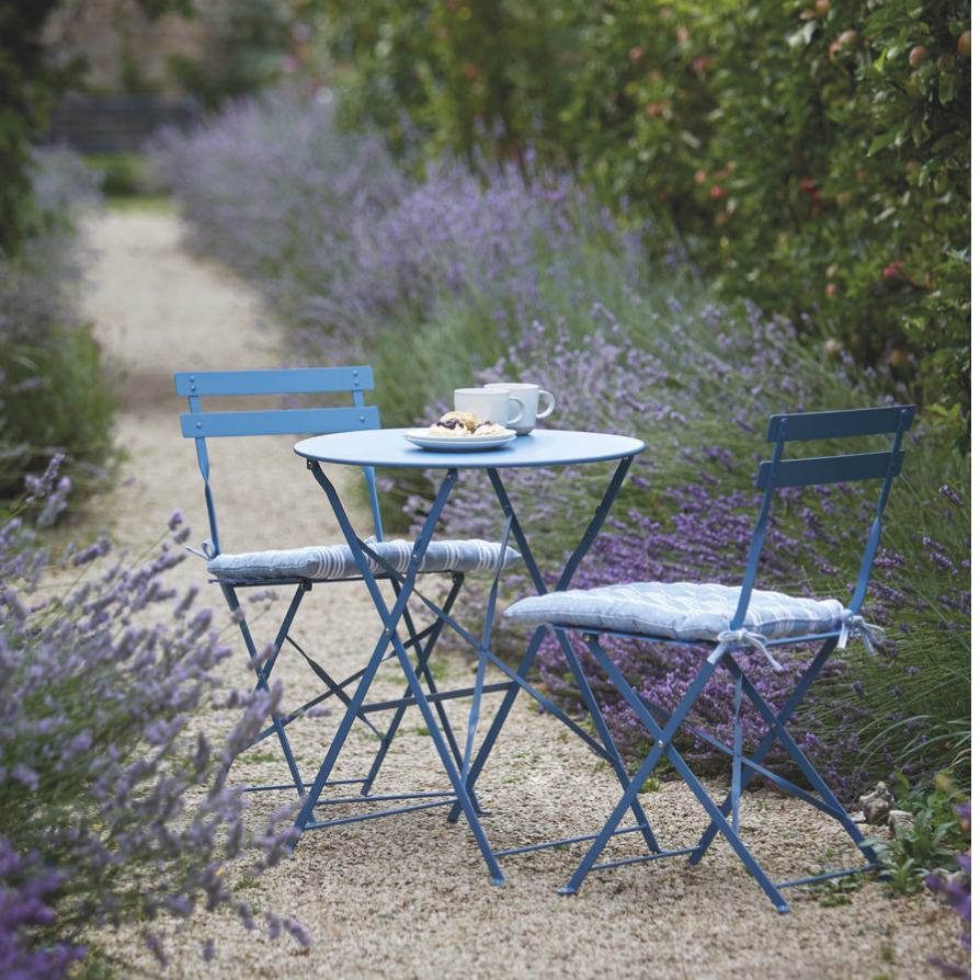 Blue Cafe Bistro Set - Design Vintage