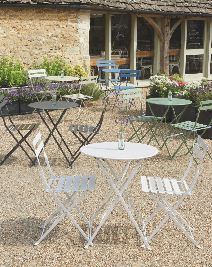 Blue Cafe Bistro Set - Design Vintage