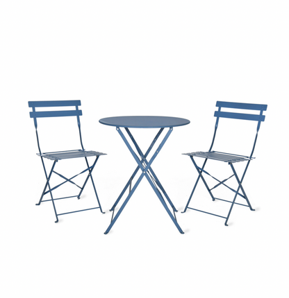 Blue Cafe Bistro Set - Design Vintage