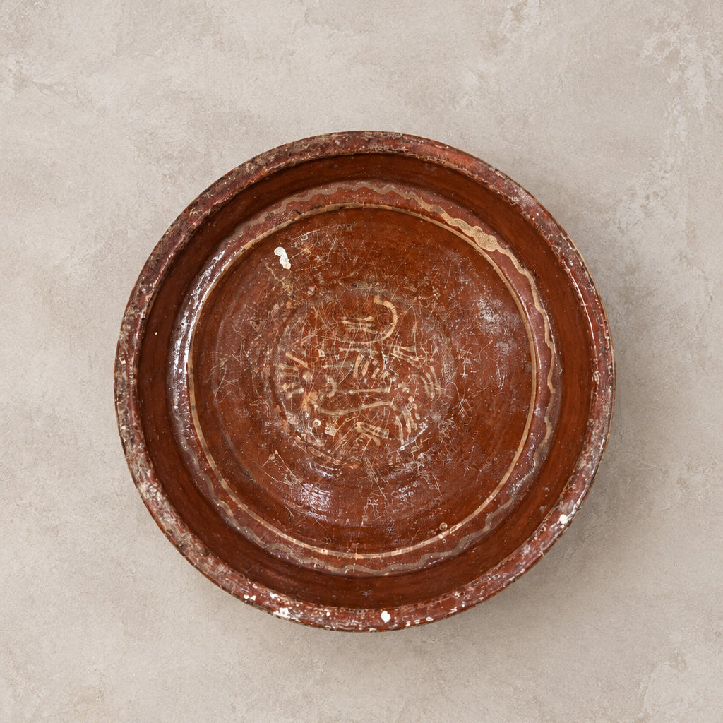 Vintage Hungarian Folk Bowl - Design Vintage