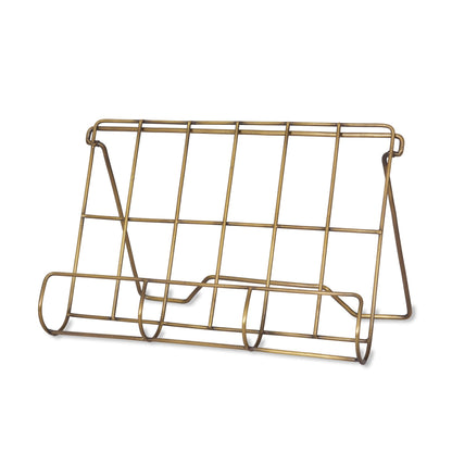Antique Brass Cookbook Stand