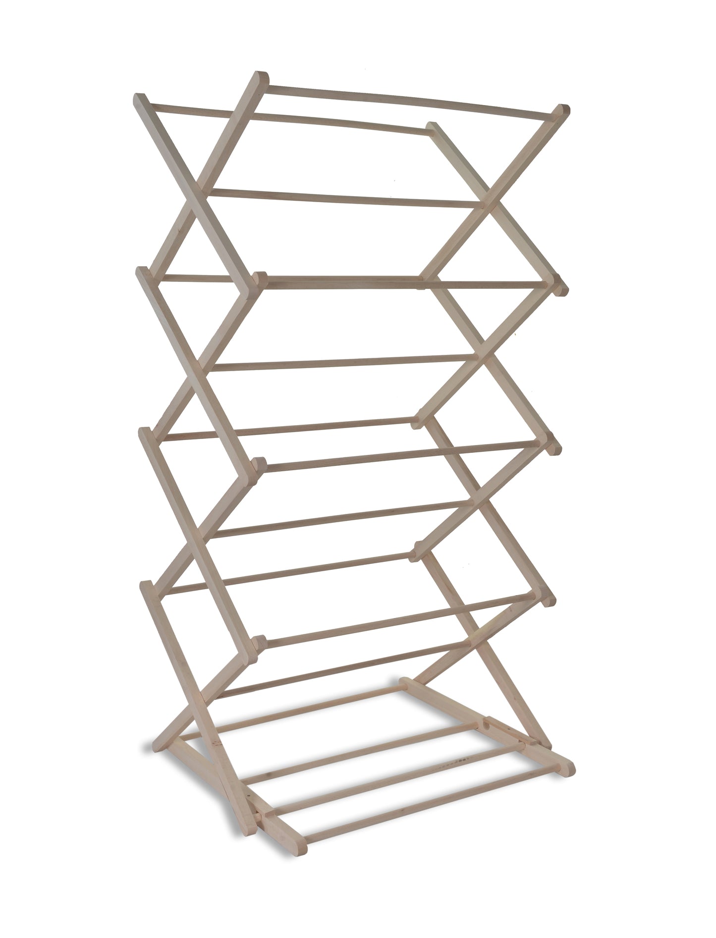 Folding Beech Airer - Design Vintage