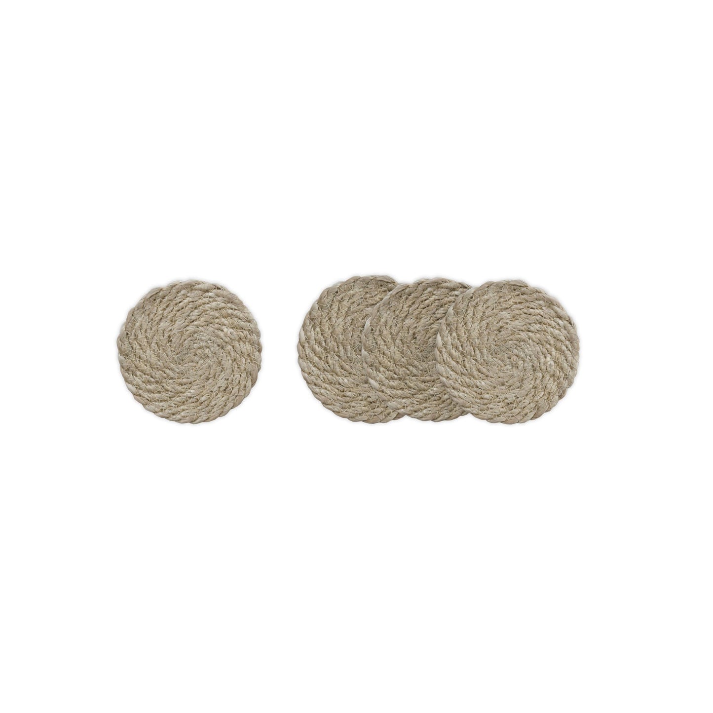 Woven Jute Coasters - Design Vintage
