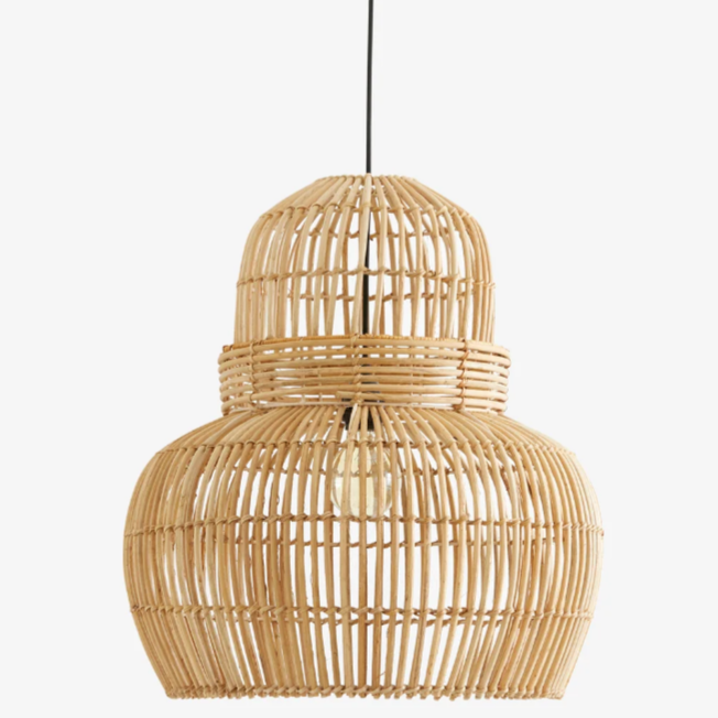 Curve Rattan Lampshade - Design Vintage