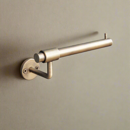 Brushed Brass Toilet Roll Holder