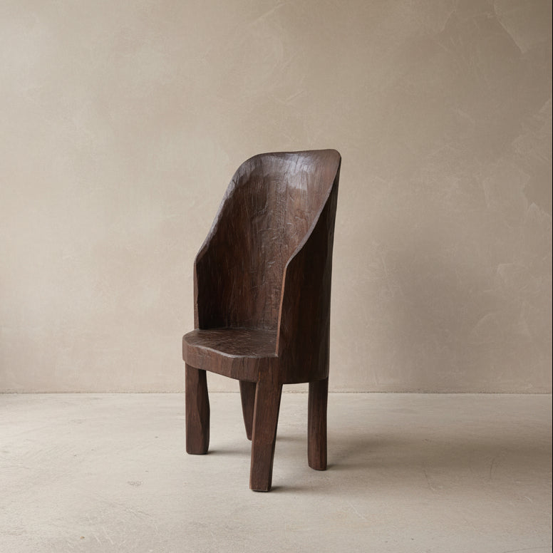 Vintage Naga Carved Chair