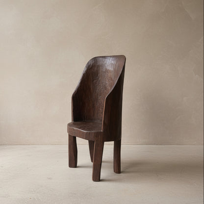 Vintage Naga Carved Chair