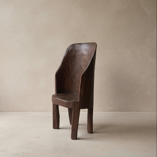 Vintage Naga Carved Chair
