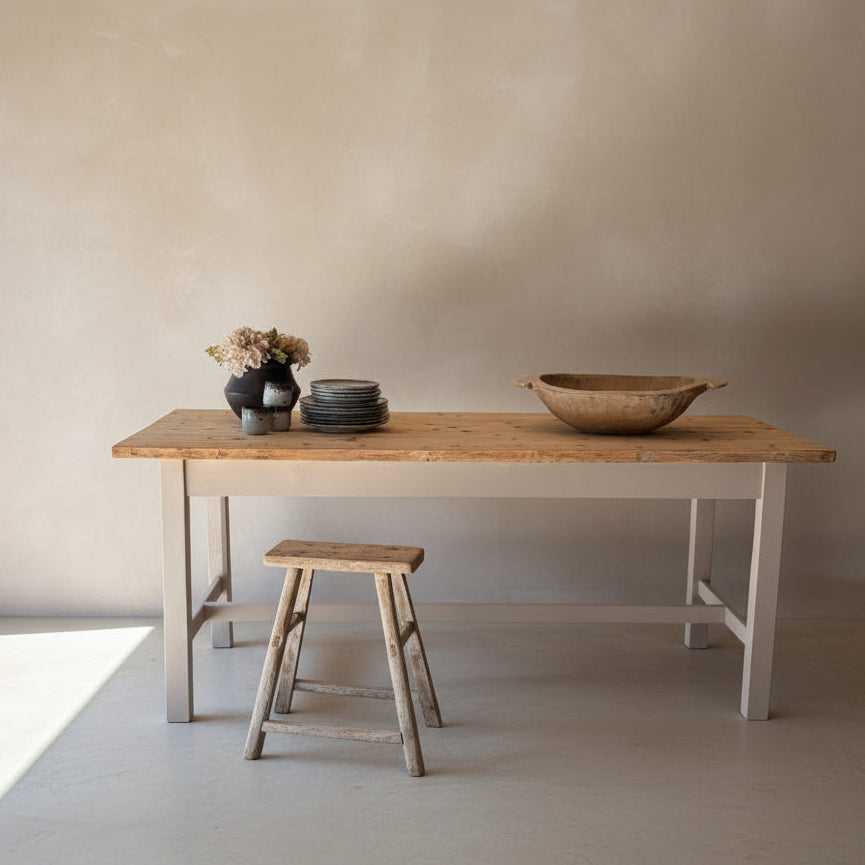 Reclaimed Plank Kitchen Table