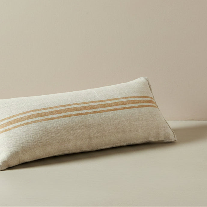 Vintage Linen Bench Cushion