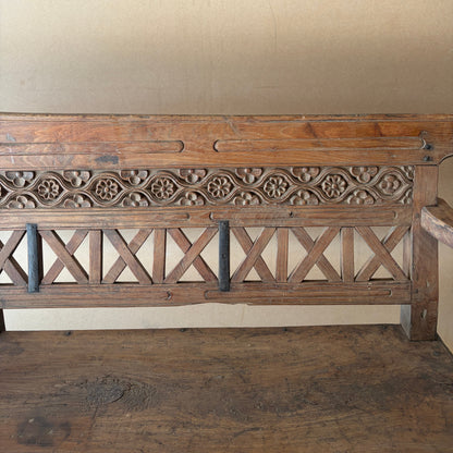 Rare Vintage Tribal Bench