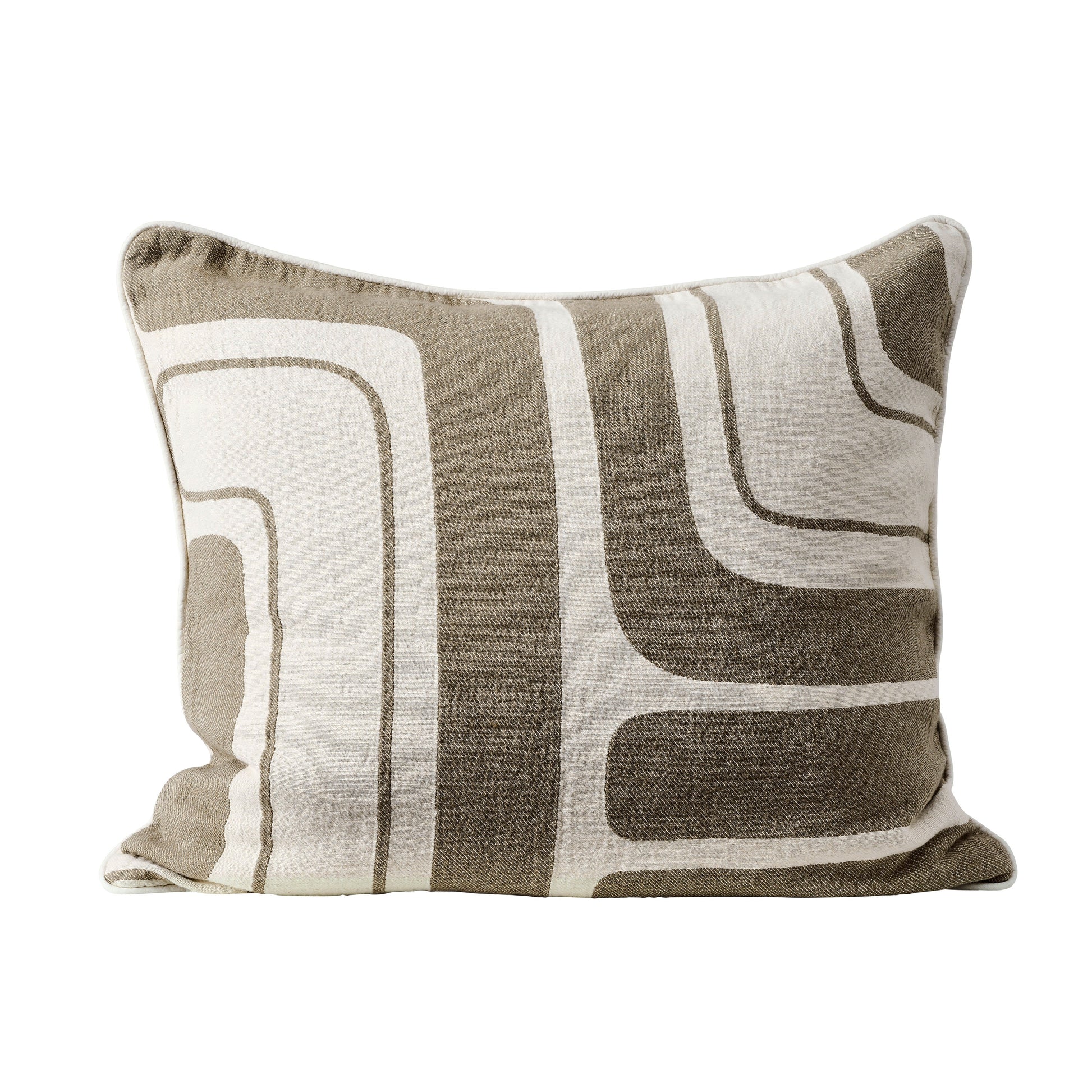 Deco Taupe Cushion - Design Vintage