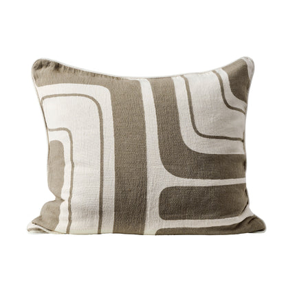 Deco Taupe Cushion - Design Vintage