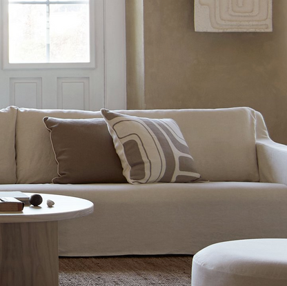 Deco Taupe Cushion - Design Vintage