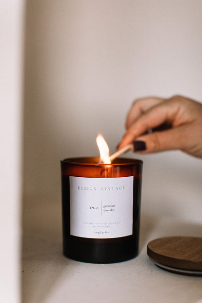 Luxury Essential Oils Natural Candle
