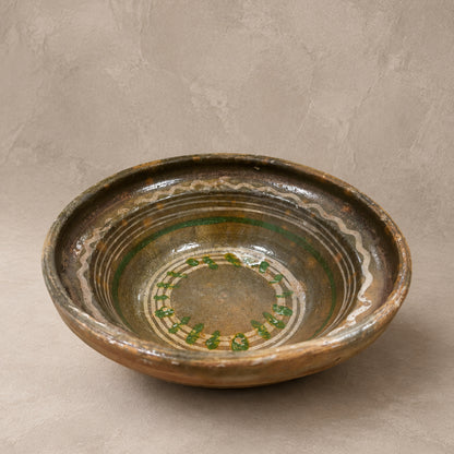 Vintage Hungarian Folk Bowl - Design Vintage