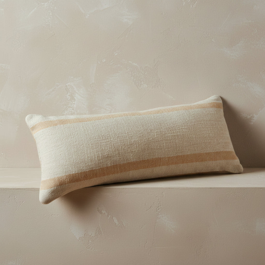 Vintage Linen Bench Cushion