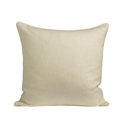 Ecru Piping Cushion - Design Vintage