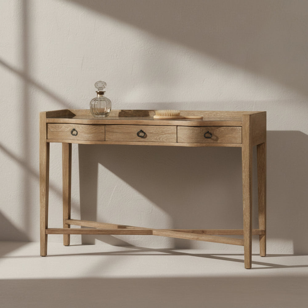 Elegant 3 Drawer Dressing Table