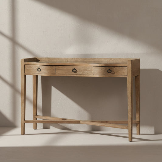 Elegant 3 Drawer Dressing Table