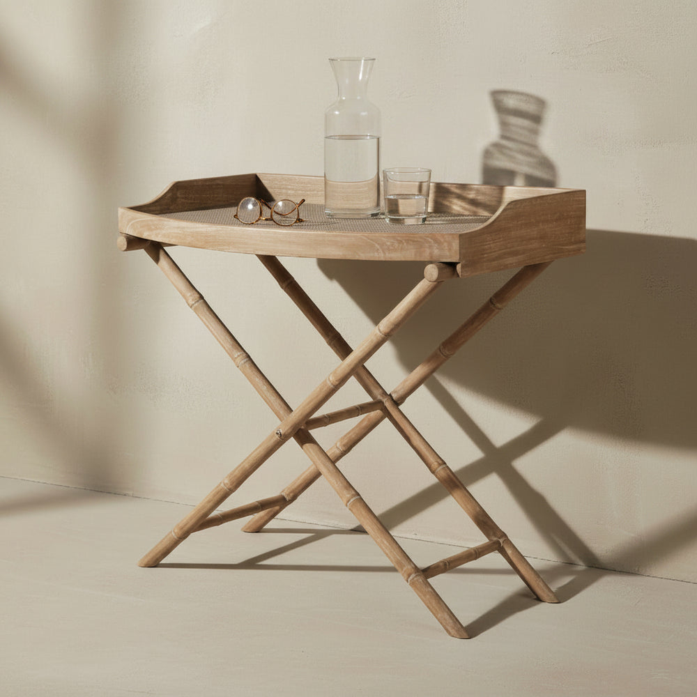 Elegant Butler Tray on Stand