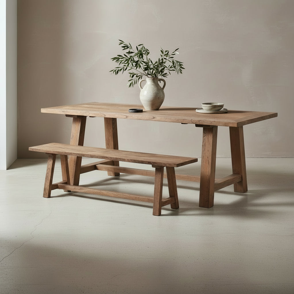 Recycled Elm Dining Table