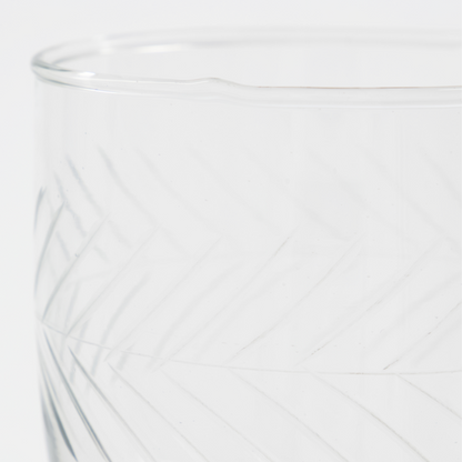 Etched Wine Glass - Design Vintage