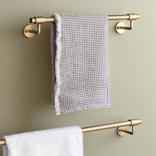 Brushed Brass Towel Rail