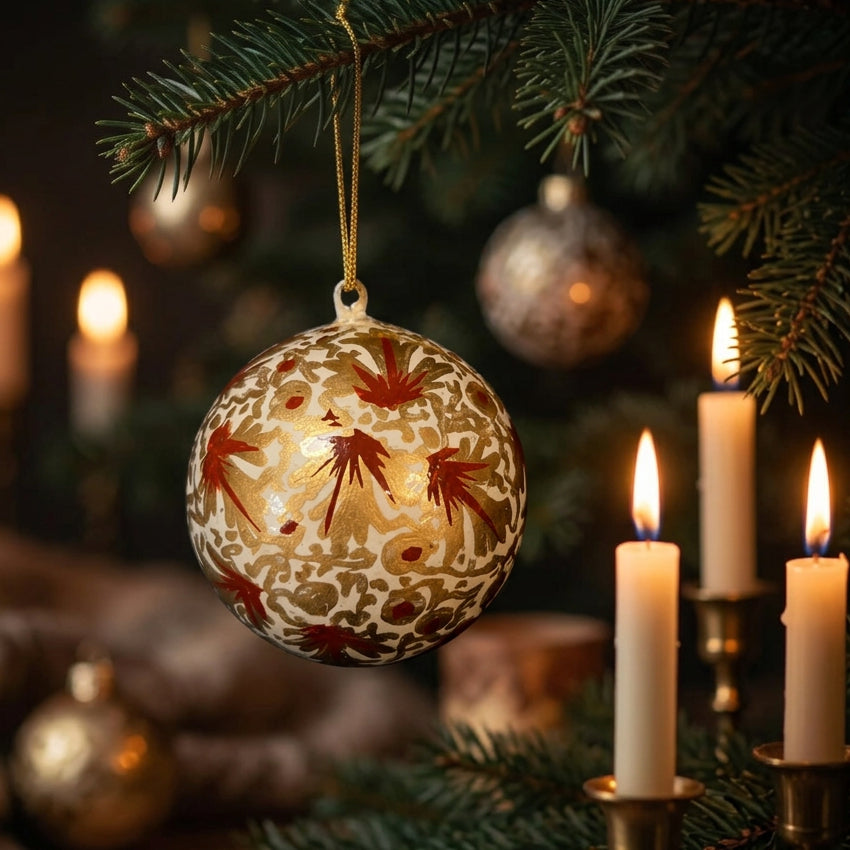 Red Leaf Bauble