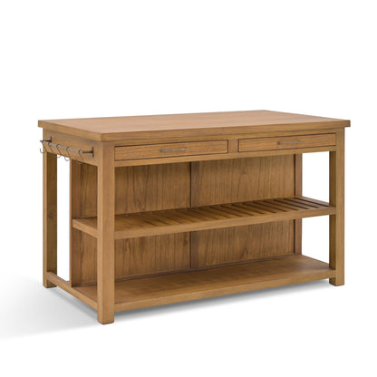 Bayur Wood Kitchen Island - Design Vintage