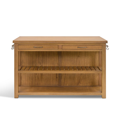 Bayur Wood Kitchen Island - Design Vintage