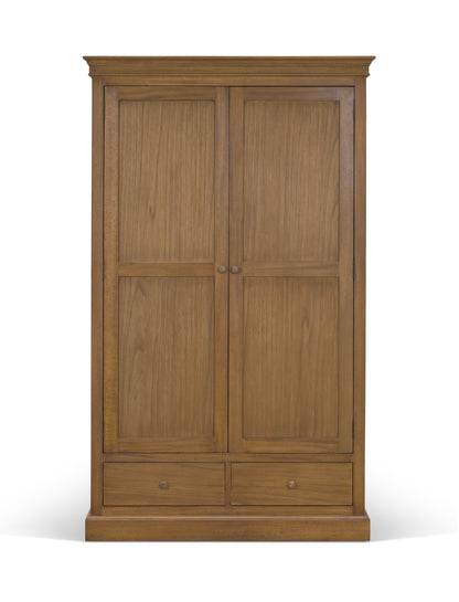 Bayur Wood Double Door Pantry - Design Vintage