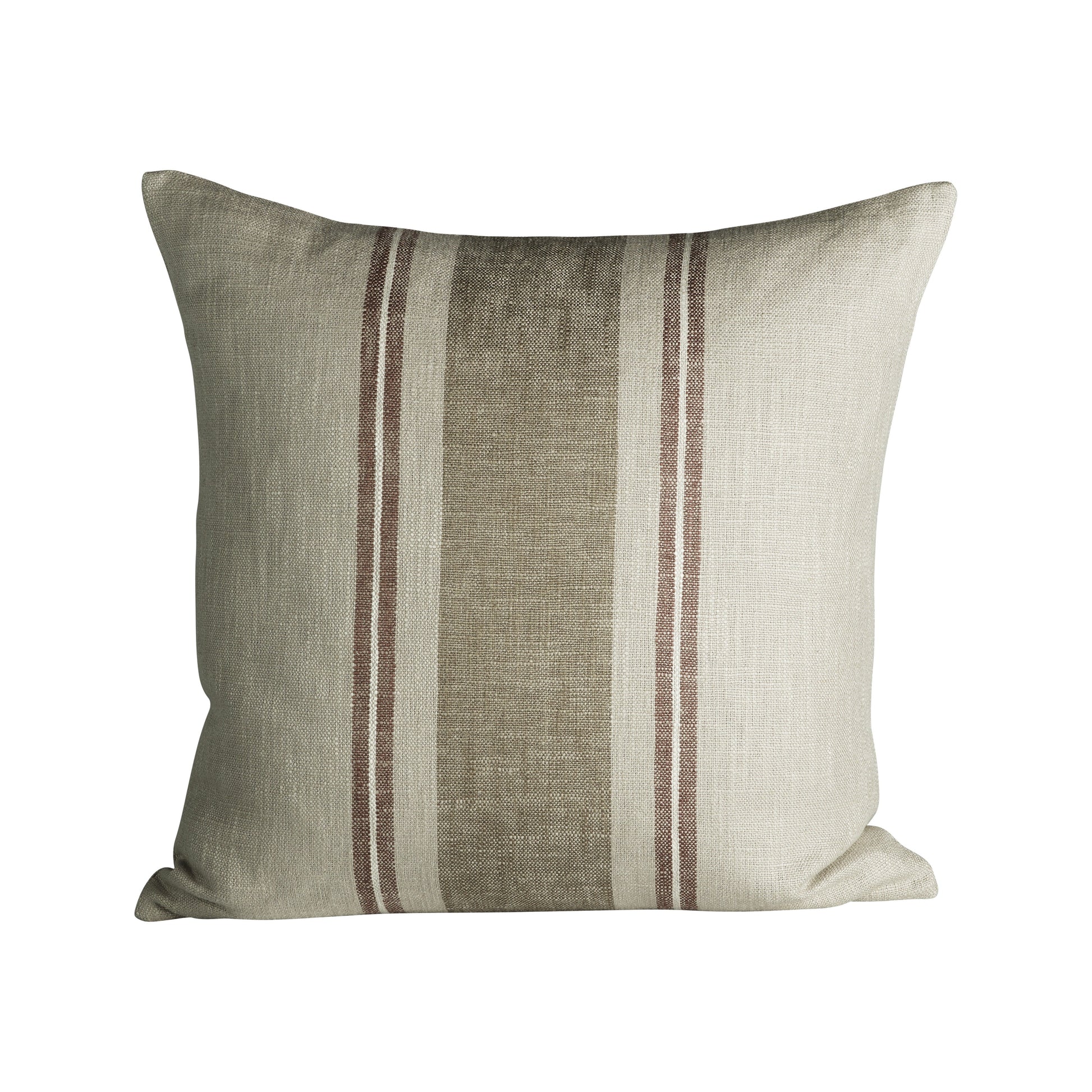 Folke Sand Stripe Cushion - Design Vintage