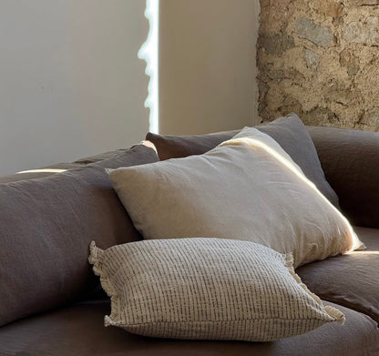 Como Woven Stripe Cushion - Design Vintage