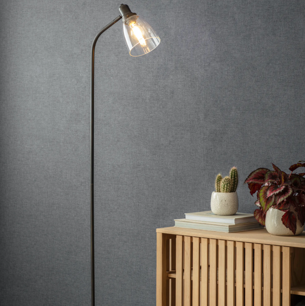 Glass Camden Floor Lamp - Design Vintage