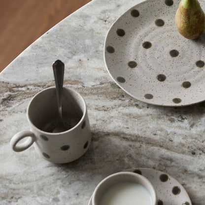Grainy Green Dot Mug - Design Vintage