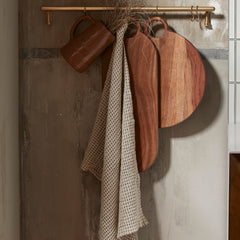 Green Waffle Tea Towels