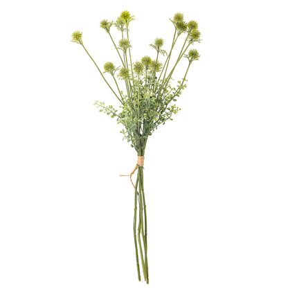 Green Wildflower Spray - Design Vintage