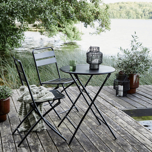 Black Iron Cafe Set