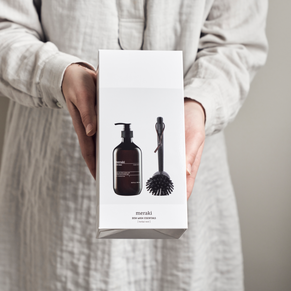 Meraki Herbal Dish Wash Gift Set - Design Vintage