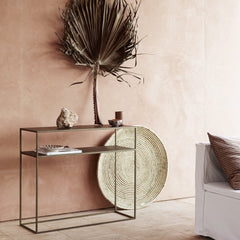 Honey Iron Console Table