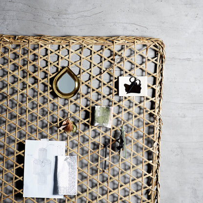 Woven Bamboo Wall Decoration - Design Vintage